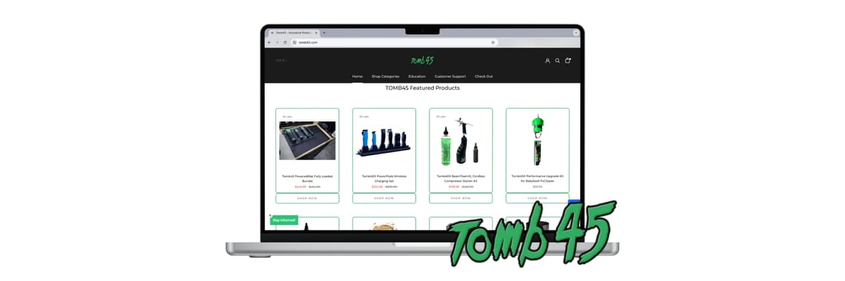 10% Off Tomb45® Industry-Leading Products & Tools for Professional Barbers